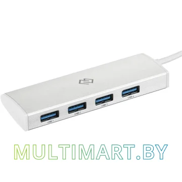 USB-хаб Digma HUB-4U3.0-UC-S